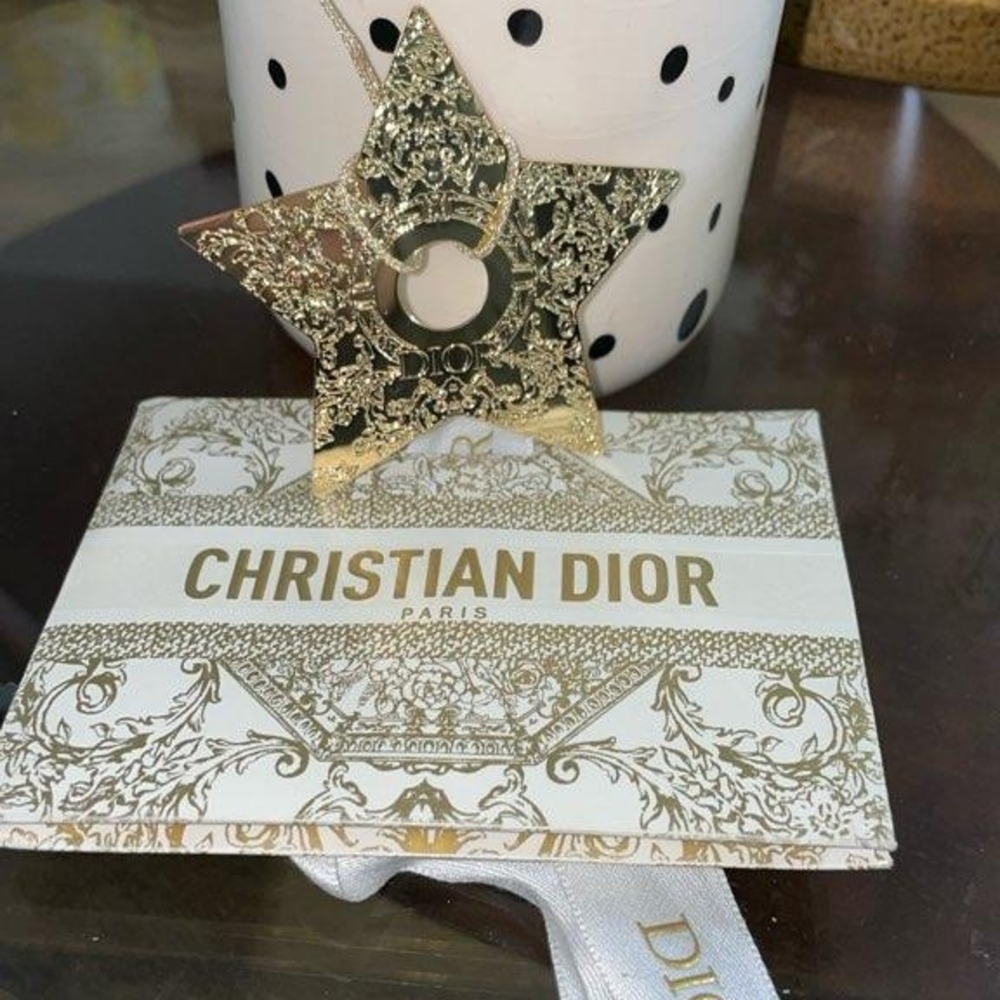 Christian Dior Gold Star Ornament